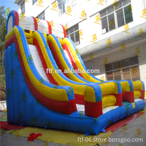 2016 high quality super exciting inflatable water slides for adult